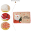 Fournitures Old Man Broderie Sets de table Table à manger Habillage Coussin isolant Nappes 6