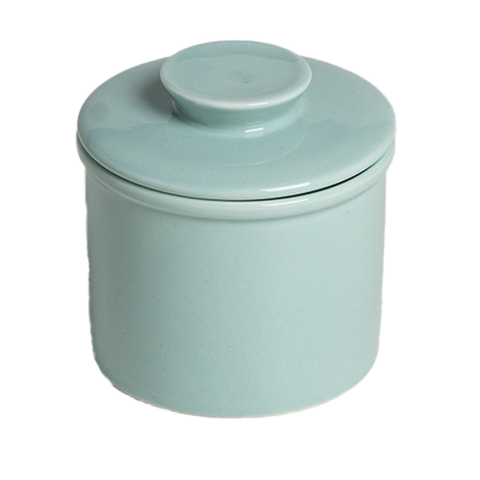 Ceramic Butter Crock With Lid - French Style Keeper For Spreadable Butter, Dishwasher Safe,Butter Storage Tank 4851992994923