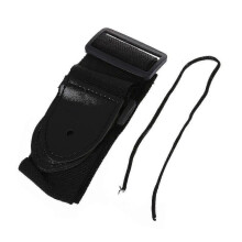 Adjustable Guitar Strap Band Acoustic Electric 132 x 6cm Black