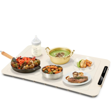 Electric Warming Tray,Foldable Food Warmer with 3 Temperature Settings,Auto Shut-Off, Ideal for Buffet&Catering EU Plug
