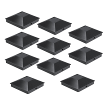 12 Pack 4x4inch Post Caps,Fence Covers Outdoor Waterproof, Fits Wood/Vinyl Posts for Deck Fence Mailbox Patio Decor