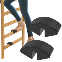 Bed Ladder Foot Support - DurablePlastic Step Pad with Anti-Slip, Fits Most College Dorm Ladders(2 Pack)