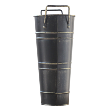 Metal Round Umbrella Stand Rack,Decorate Freestanding Vase, Perfect for Entryway Use, Organizer Home and Office Black