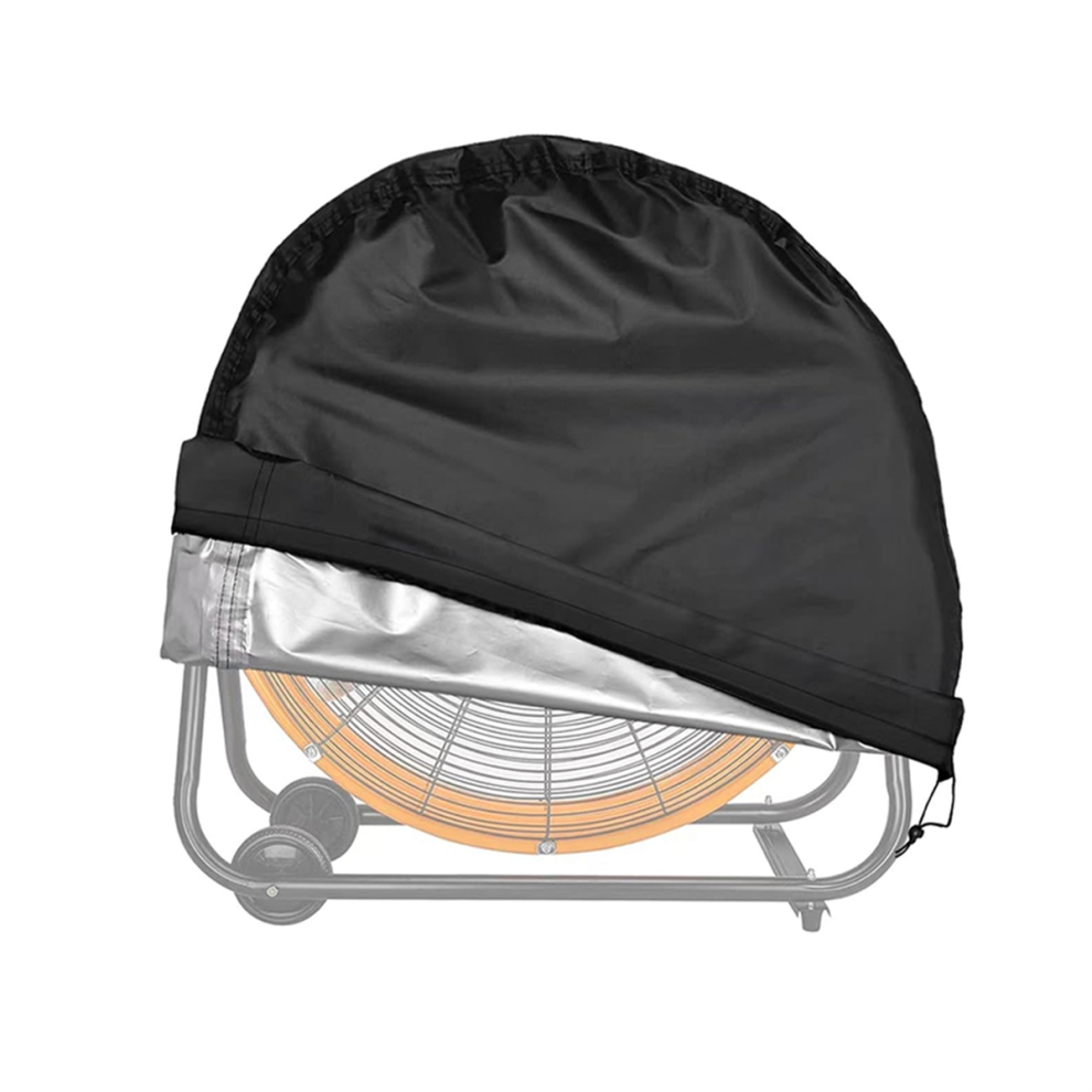 Industrial Fan Cover -Heavy Duty Waterproof & Dustproof For 24 Inch High Velocity Floor Fan, Indoor And Outdoor 4851366135853