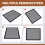 BBQ Grill Grid Mat Non-Stick Mesh Matts Barbeque Reusable Baking Net 7