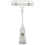 6.5" Height Transparent Plastic Double Clips Adjustable Pop Sign Card Display Holder 1