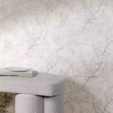 White Silver Marble Wallpaper Metallic Textured Effect