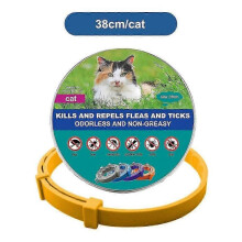 (yellow (cats)) New Pet Dog Cat Collars Veterinary Anti Flea And Tick Collar For Cats Dogs Anti-parasitic Necklace For Large Small Dogs Products