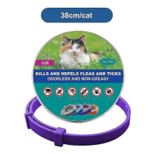 (purple (cats)) New Pet Dog Cat Collars Veterinary Anti Flea And Tick Collar For Cats Dogs Anti-parasitic Necklace For Large Small Dogs Products