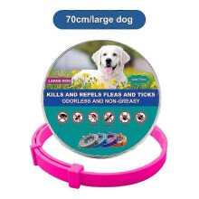 (pink (large dogs)) New Pet Dog Cat Collars Veterinary Anti Flea And Tick Collar For Cats Dogs Anti-parasitic Necklace For Large Small Dogs Products