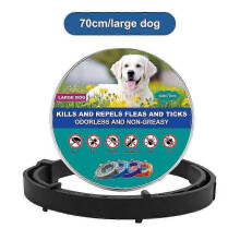 (black (large dogs)) New Pet Dog Cat Collars Veterinary Anti Flea And Tick Collar For Cats Dogs Anti-parasitic Necklace For Large Small Dogs Products