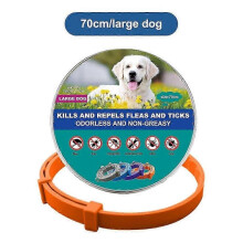 (orange (large dogs)) New Pet Dog Cat Collars Veterinary Anti Flea And Tick Collar For Cats Dogs Anti-parasitic Necklace For Large Small Dogs Products