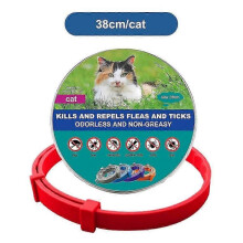 (red (cats)) New Pet Dog Cat Collars Veterinary Anti Flea And Tick Collar For Cats Dogs Anti-parasitic Necklace For Large Small Dogs Products