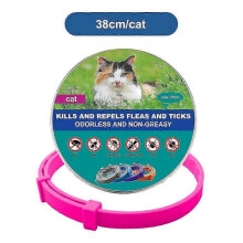 (pink (cats)) New Pet Dog Cat Collars Veterinary Anti Flea And Tick Collar For Cats Dogs Anti-parasitic Necklace For Large Small Dogs Products