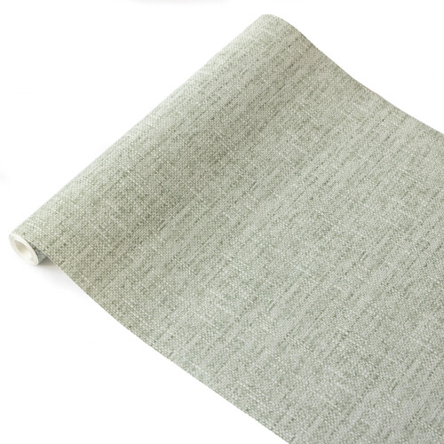 Fine Decor nu wallpaper POPLIN SAGE peel & stick wallpaper 1