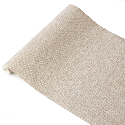 Fine Decor nu wallpaper POPLIN TAN peel & stick wallpaper 1