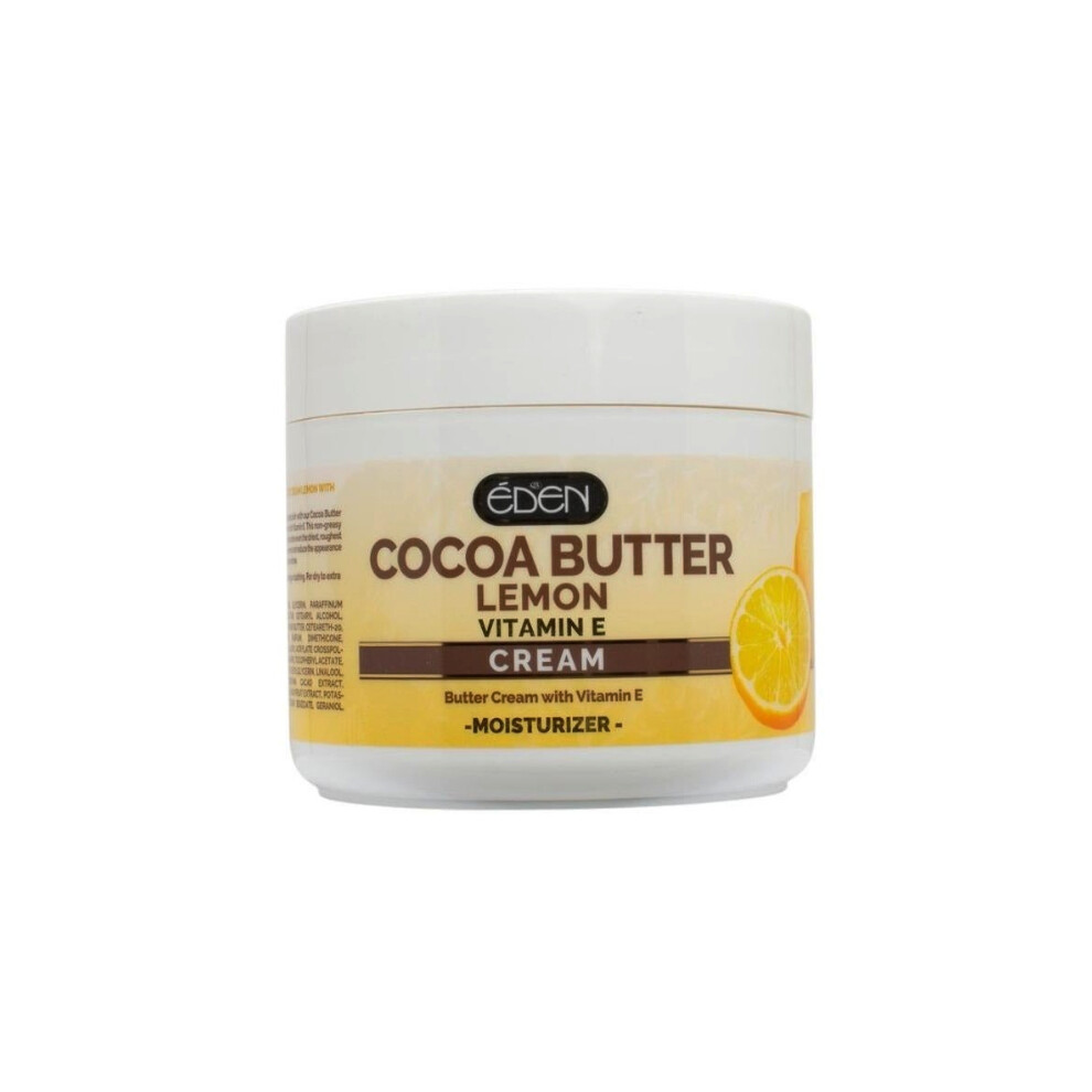 Eden Cocoa Butter Lemon |Skin Softening Body Lotion & Lasting Hydration - 500ml
