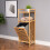 NEO Neo Bamboo Laundry Bin Hamper Basket Tilt Pull Out Basket Storage 2
