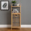 NEO Neo Bamboo Laundry Bin Hamper Basket Tilt Pull Out Basket Storage 3