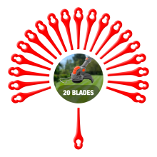 Terratek Replacement Grass Strimmer Nylon Blades Multi Pack for the TTCGT18 GGCGT18 and TCSBUN ONLY