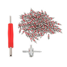 Tire Valve Stem Core Double Head Remover 4 Way Repair Tool for Car SUV Bike ATV