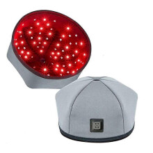(grey)Red Infrared Light Therapy Cap Hat Hair Loss Regrowth Treatment Helmet