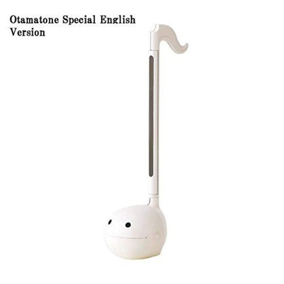 Otamatone Regular White Japanese Electronic Musical Instrument, Portable Touch Sensitive Digital Music Instruments Synthesizer, Fun Kids Teens Adults