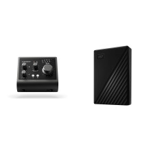 Audient Audio Interface iD4 MKII, Class A Console Microphone Preamp & WD 5TB My Passport Portable HDD USB 3.0 with software for device management