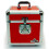 Gorilla LP 12" Vinyl Record Box Storage Flight Case Red 2