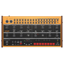Behringer CRAVE Analog Synthesizer Analog Semi-Modular Synthesizer with 3340 VCO, Classic Ladder Filter, 32-Step Sequencer and 16-Voice Poly Chain, C