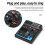 Depusheng M4 Professional Audio Mixer Sound Card Console Interface System 4 Channels USB Digital Bluetooth MP3 Computer Input 48V Phantom Power Stere 7