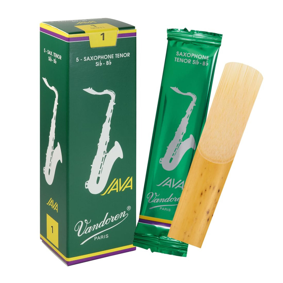 Vandoren "Java" Tenor saxophone reeds, box of 5 - Strength 1