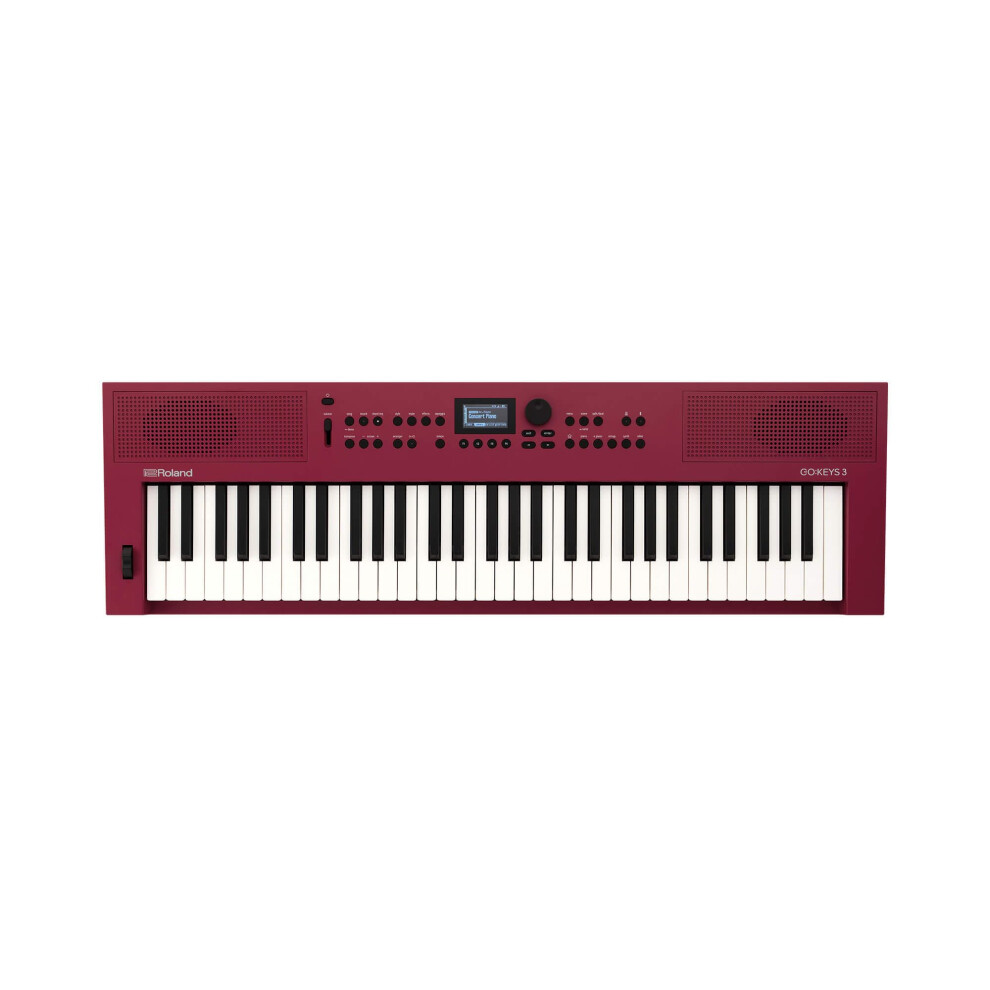Roland GO:KEYS 3 Music Creation Keyboard | 61-Note Keyboard | ZEN-Core Engine with Over 1000 Onboard Sounds | Built-In Stereo Speakers | Bluetooth Au