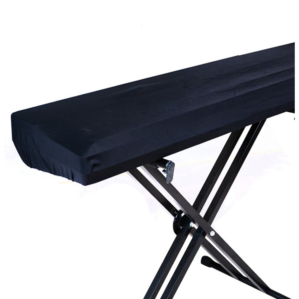 LIGICKY Stretchable 61 & 73 & 76 Keys Digital Piano Keyboard Dust Cover, Black