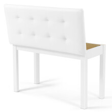 MUSTAR Piano Bench Piano Stool with Storage, 74cm Large Seat Solid Wooden Keyboard Bench, Soft Faux Leather Padded Seat for Vanity, Living Room, Bedr