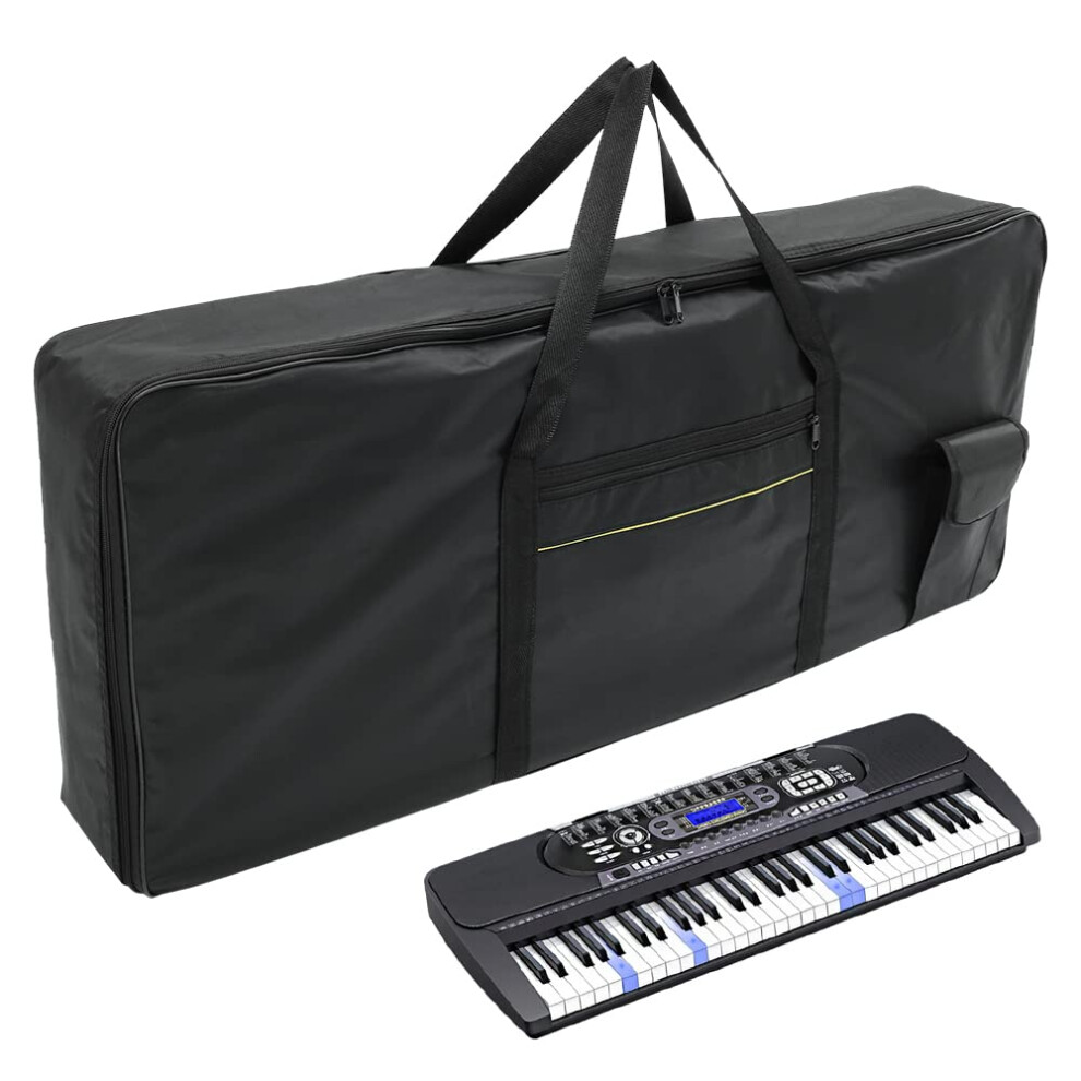 Jetcloud 61 Key Keyboard Carry Bag Portable Oxford Cloth Waterproof Anti Shock Electronic Piano Keyboard Case with Sturdy Handles Keyboard Instrument