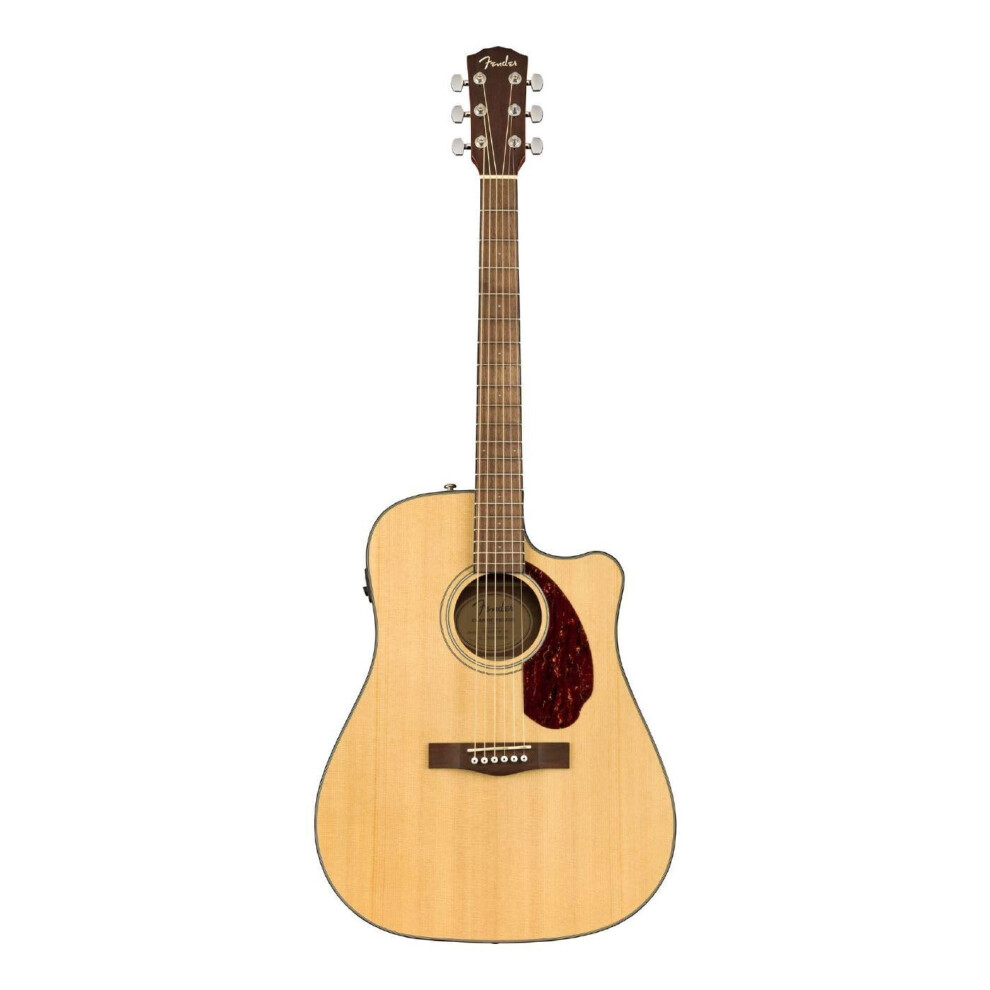 Fender CD-140SCE Dreadnought Electro Acoustic Guitar includes a Hardshell Guitar Case, Comes with Free Virtual Lessons