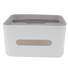 Rechteckiger ABS-Tissue-Box-Deckel für Büro/Wohnzimmer, 10,6 Unzen