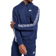 (Hoodie, 2XL) Nike Aries Club Tape Mens Tracksuit In Midnight Navy