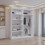 (White, 180cm) Double Mirror Sliding Door Wardrobe with Shelves 3