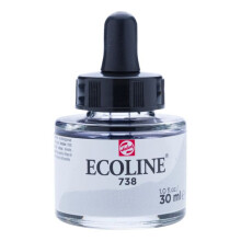 Ecoline akvarellimuste 30ml 738 Kylmä harmaa Royal Talens