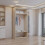 (Oak, 90cm) Double Mirror Sliding Door Wardrobe with Shelves 3