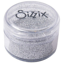 Paillettes - Sizzix - 665457 - Plata - 12g - Biodegradables
