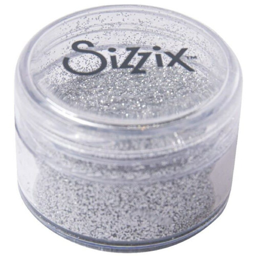 Paillettes - Sizzix - 665457 - Plata - 12g - Biodegradables