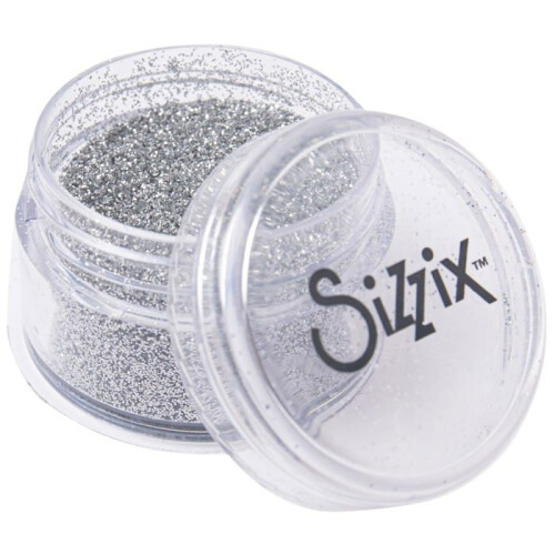 Paillettes - Sizzix - 665457 - Plata - 12g - Biodegradables 2