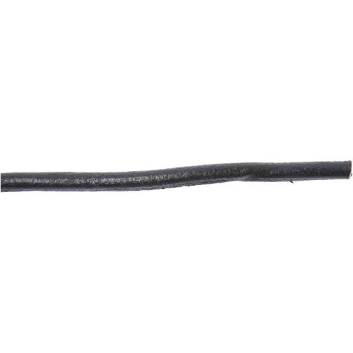 Lederkordel - Creativ - 100263 - Schwarz - 4 mm - 5 Meter 1