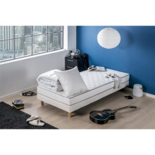 Set Materasso 90x190 + Piumone 140x200 + Cuscino 60x60 - Schiuma - 16 cm - Rigido - DEKO DREAM Star