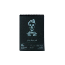 SM-LT Bloc Espiral - Dibujo - Negro - A5 - 20 hojas - 165 gsm