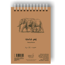 Bloc Espiral SM-LT - Dibujo - Marrón - A4 - 80 hojas - 135 gsm