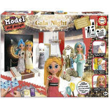 Kit de criação de moda - EDUCA - Noite de Gala - 200 trajes - 1 boneca - Para crianças a partir de 6 anos